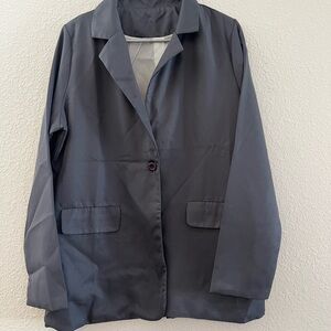 Sophisticated Dark Gray Women's Blazer